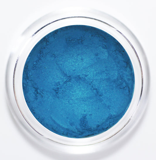 Deep Ocean Blue Shimmer Loose Eyeshadow